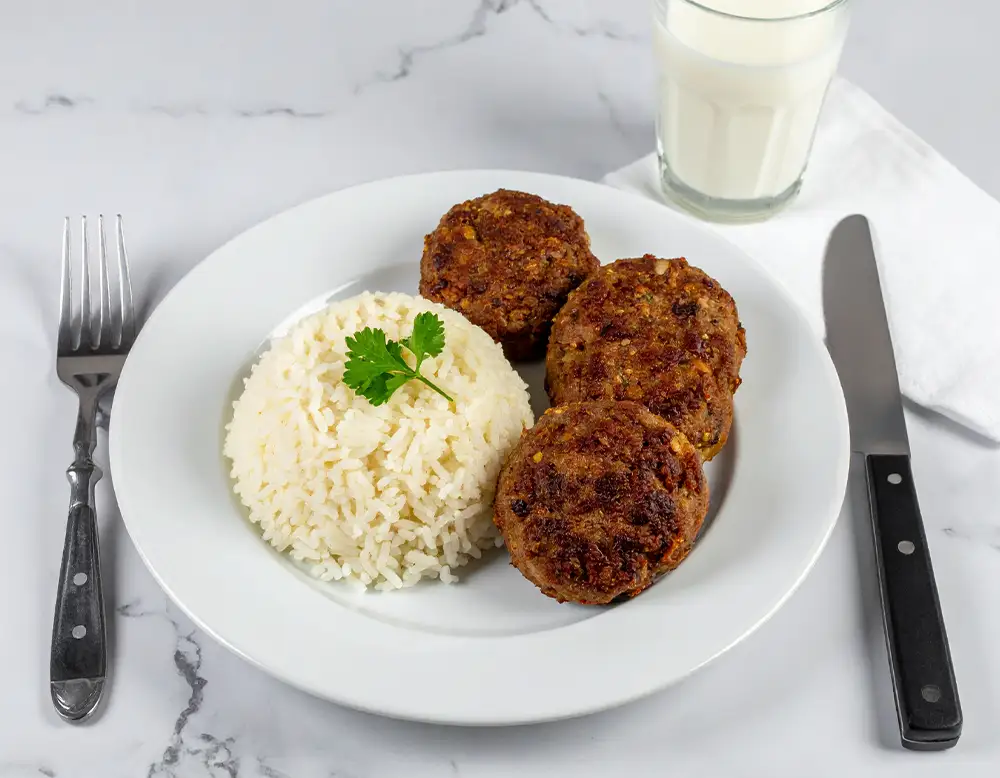 Türkischer Reis mit Köfte (Frikadellen) - Rezept