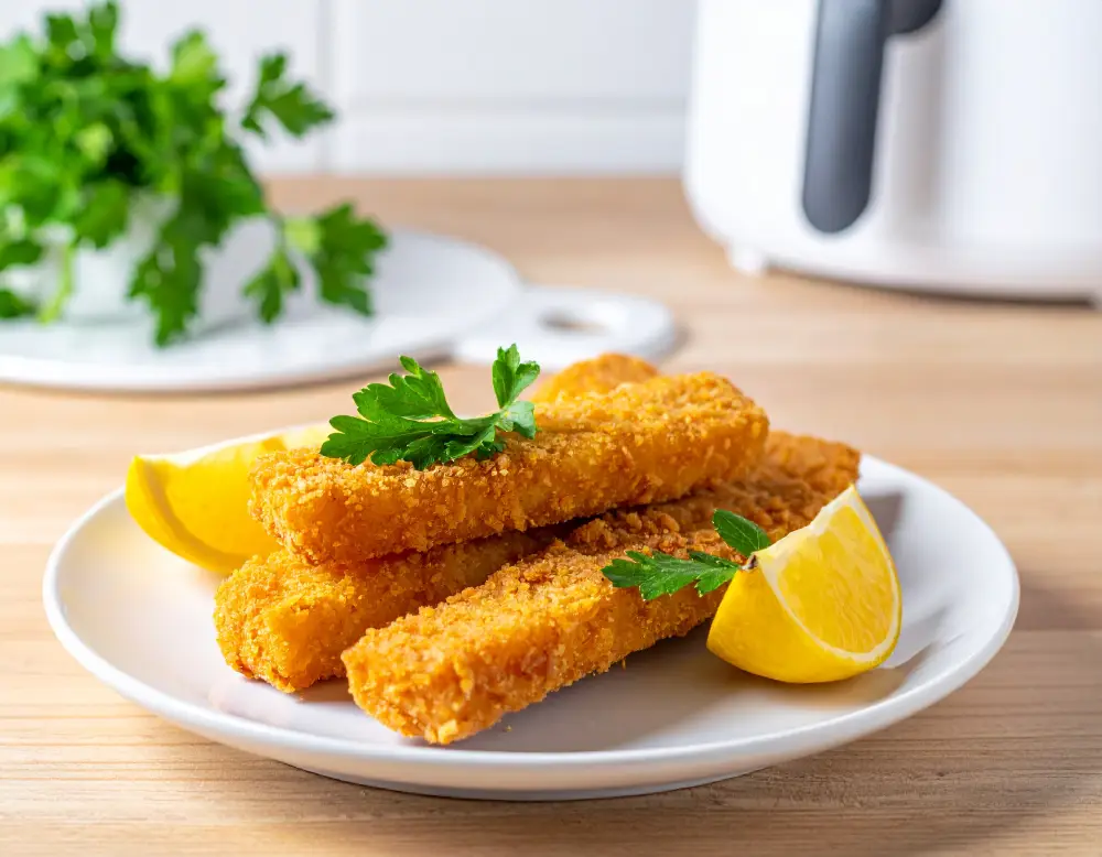Fischstäbchen aus der Heissluftfritteuse (Airfryer)