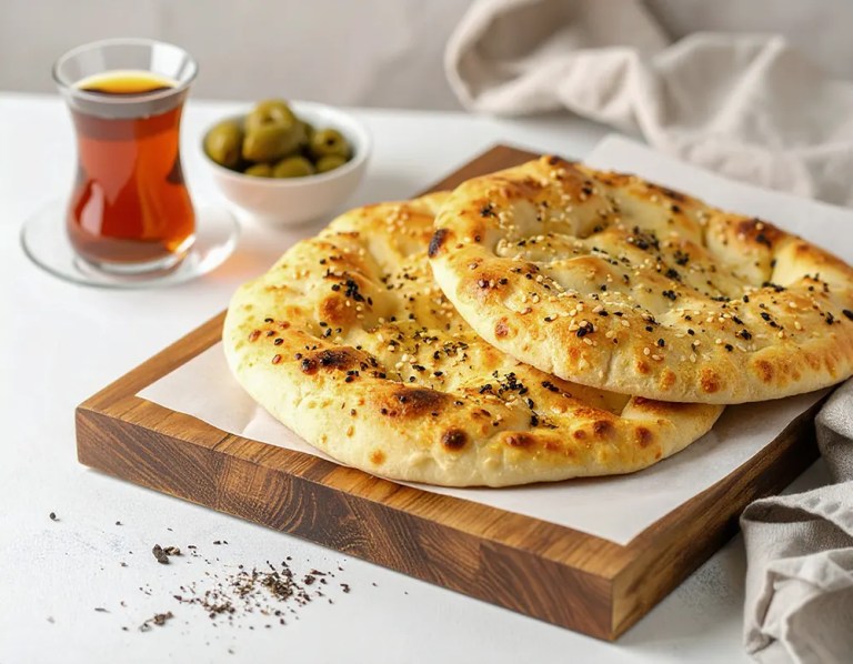 Pide - türkisches Fladenbrot Rezept | Dilos Kitchen