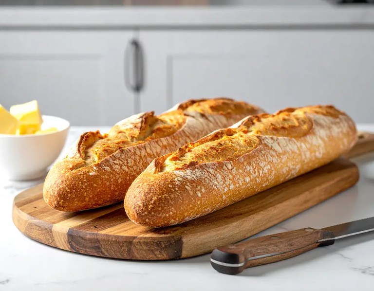 Franzözisches Baguette Rezept zum selber backen bei Dilos Kitchen