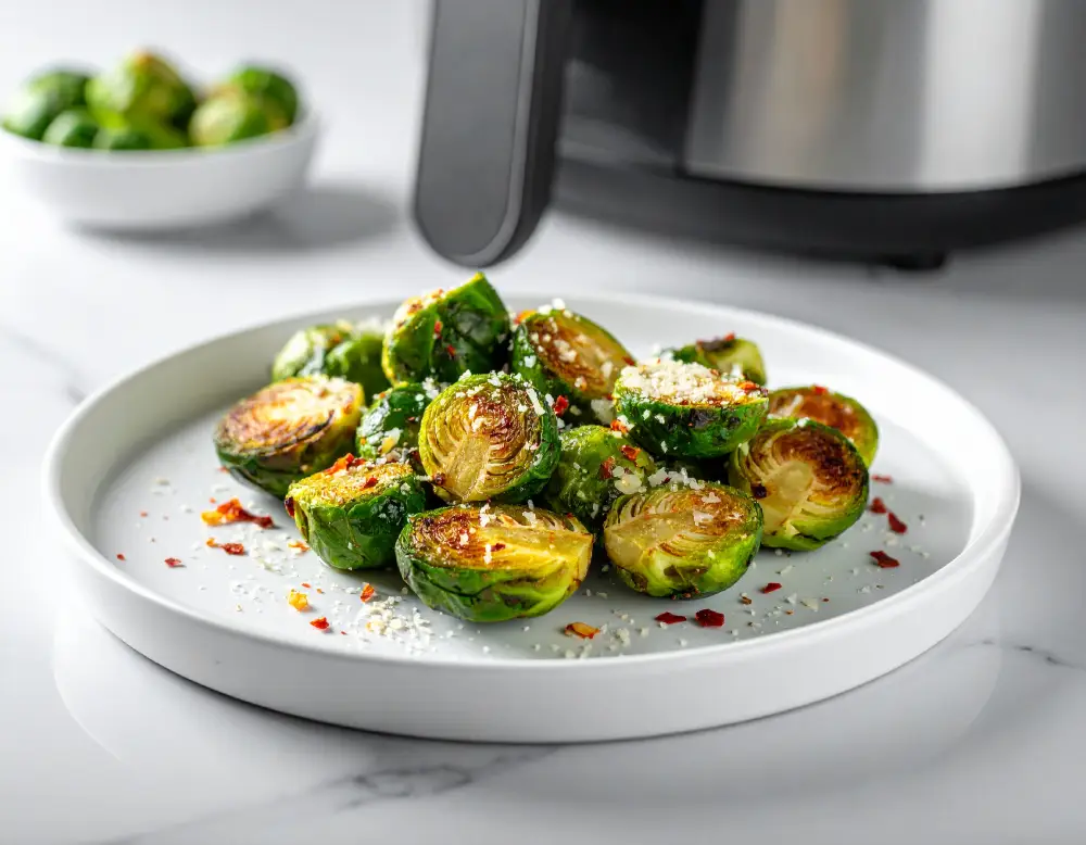 Rosenkohl im Airfryer - Rosenkohl-Rezept aus der Heissluftfritteuse | Dilos Kitchen