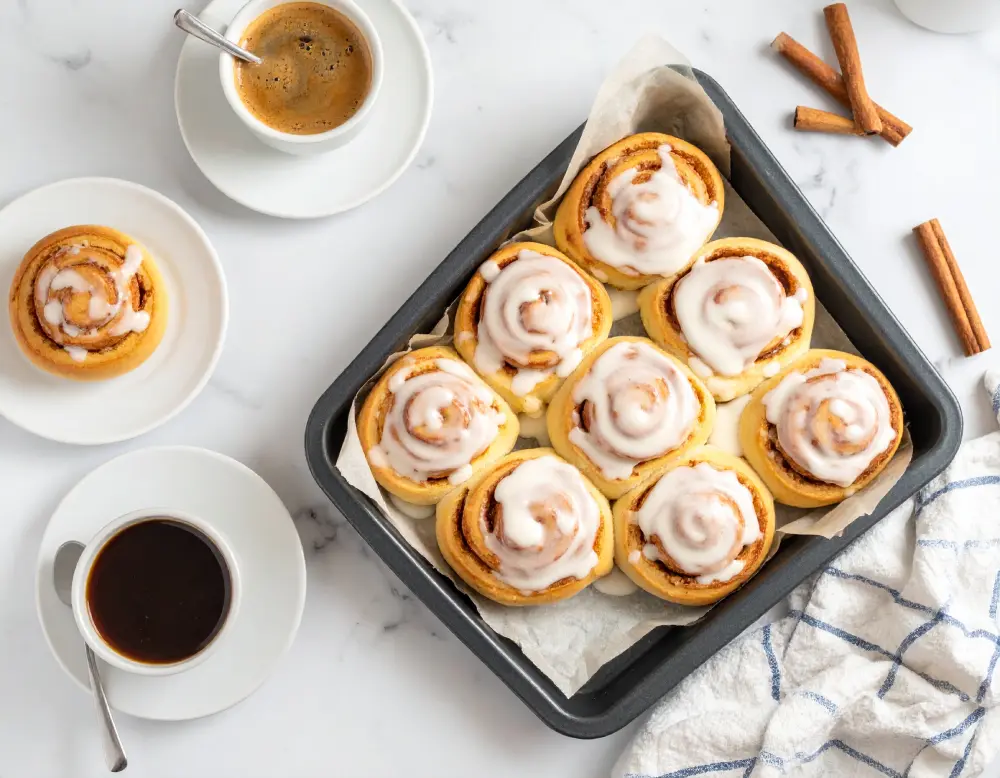 Saftige Zimtschnecken Rezept | Cinnamon Rolls bei Dilos Kitchen