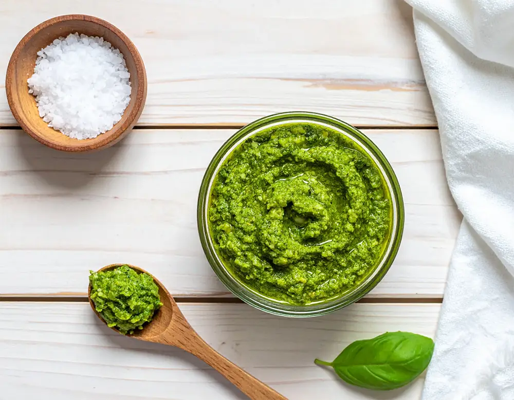 Basilikum-Pesto Rezept - Pesto Sauce bei Dilos Kitchen