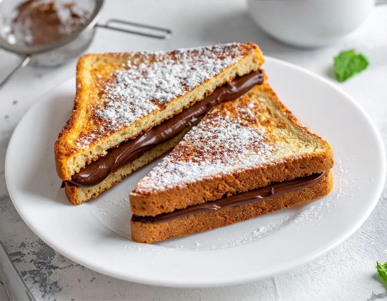 French Toast mit Nutella - schnelles Rezept bei Dilos Kitchen