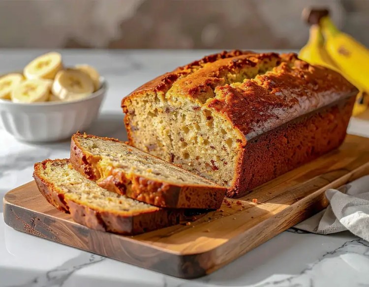 Bananenbrot Rezept - saftig und einfach gebacken bei Dilos Kitchen