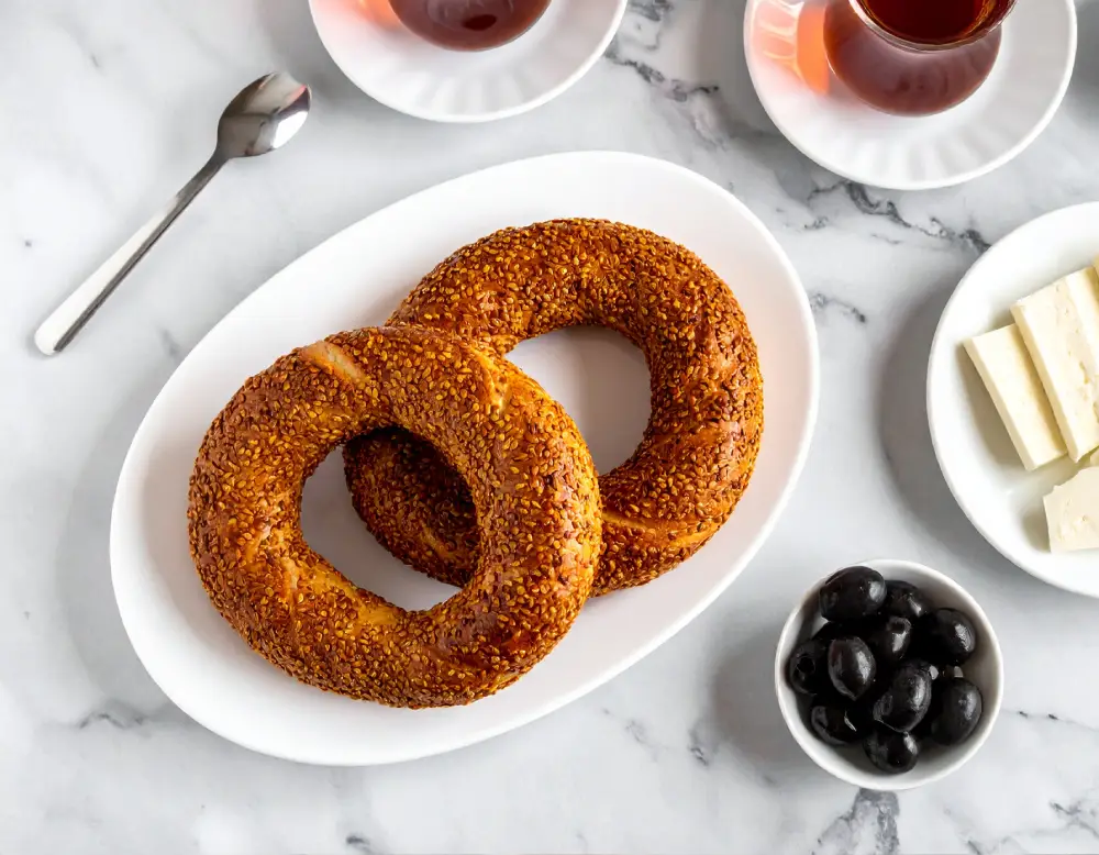 Simit – Knusprige Türkische Sesamringe