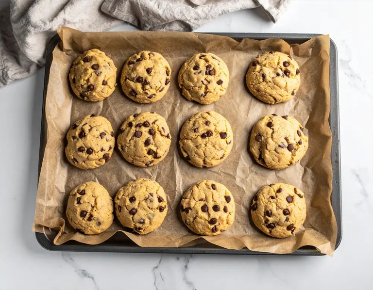 Low_Carb_Chocolate_Chip_Cookies_Rezept_Blech Low-Carb Chocolate Chip Cookies - Das Beste Zuckerfreie Rezept - Dilos Kitchen