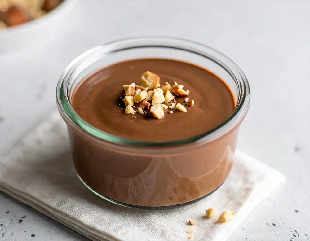 Proteinreiche Schokoladen-Quark-Creme ohne Zuckerzusatz