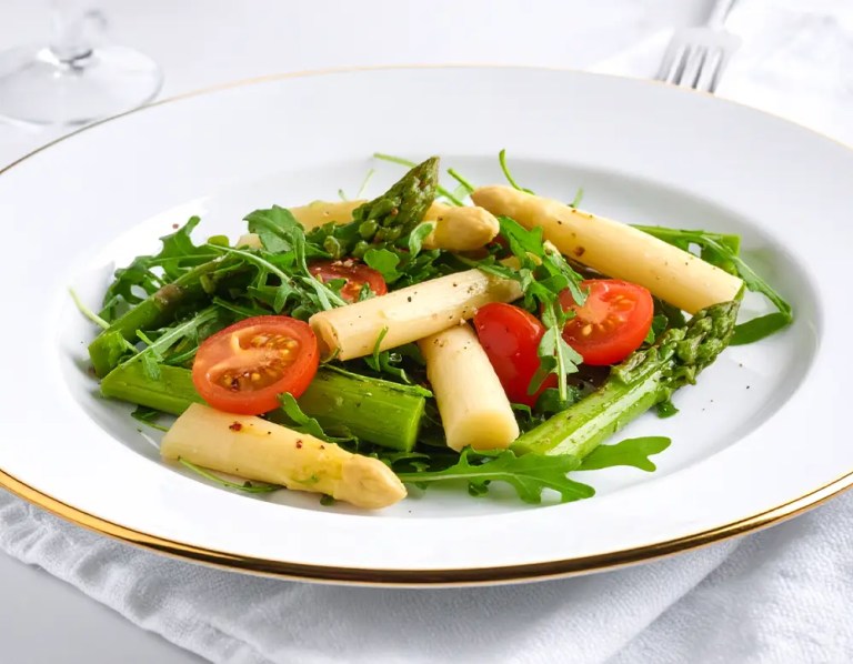 Spargelsalat-Rezept - einfach Rezept mit Spargel bei Dilos Kitchen