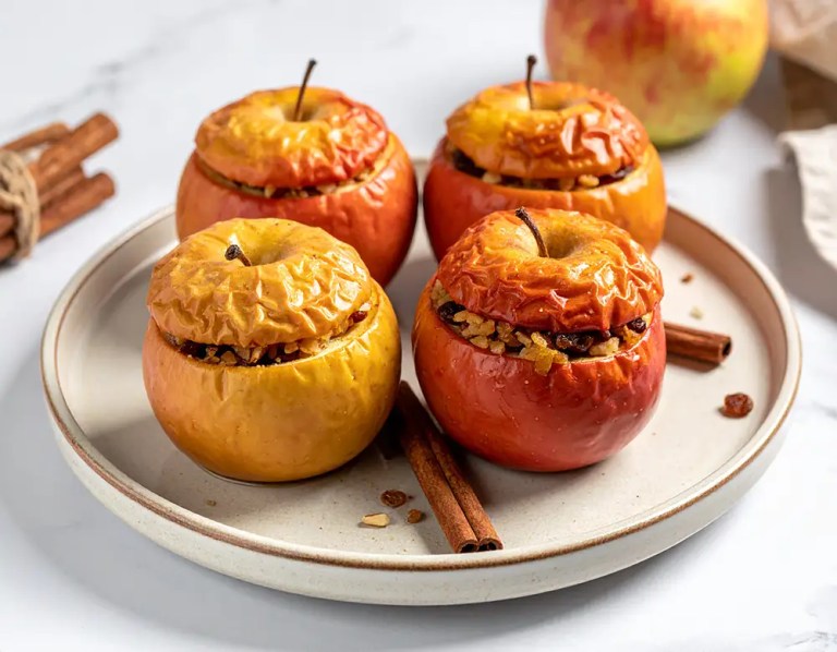 Bratapfel Rezept einfach und klassisch - selber machen - bei Dilos Kitchen