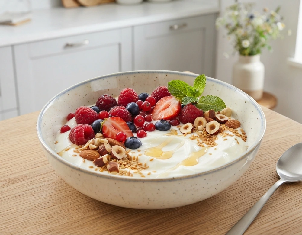 Joghurt-Bowl mit Beeren