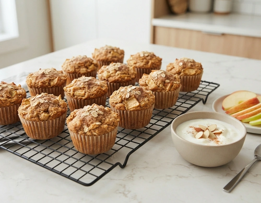 Apfel-Hafer-Muffins