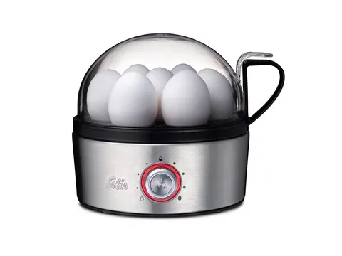 SOLIS OF SWITZERLAND Eierkocher Egg, Boiler& More, Typ 8272, Cool-Touch-Griff, Timer, Kocheinsatz