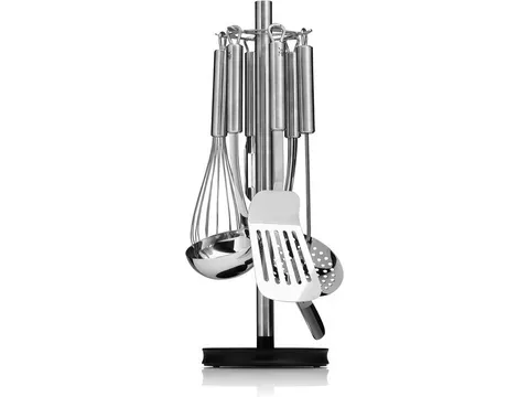 WMF Kochbesteck-Set Profi Plus (Set, 7-tlg), Cromargan® Edelstahl Rostfrei 18/10, inkl. Ständer